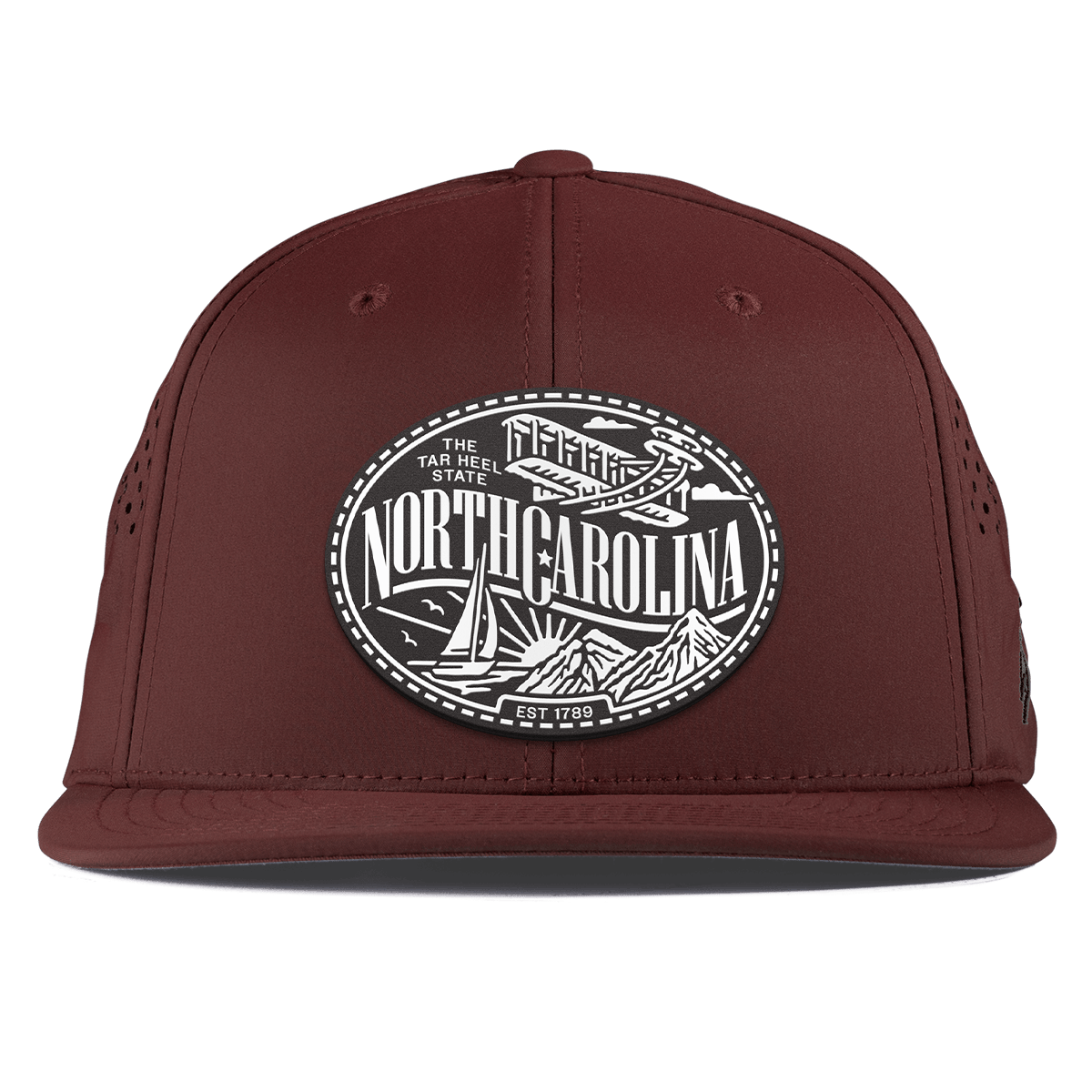 North Carolina Traveler Flat Performance Maroon