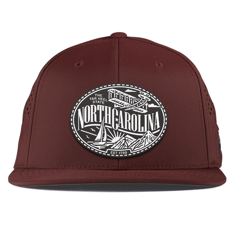 North Carolina Traveler Flat Performance Maroon