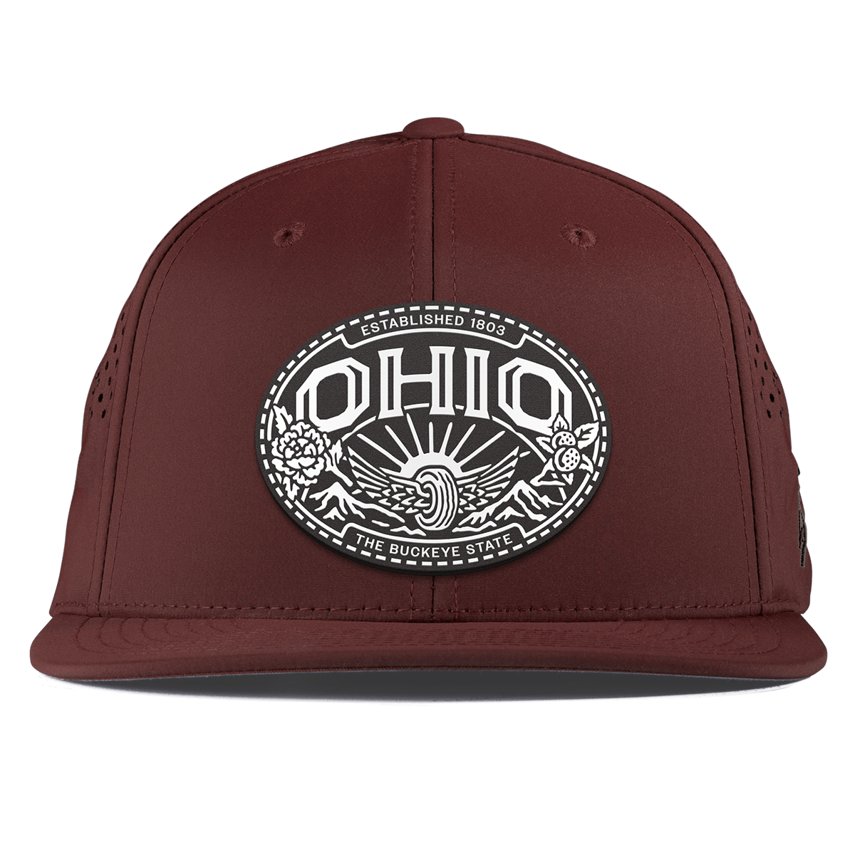 Ohio Traveler Flat Performance Maroon