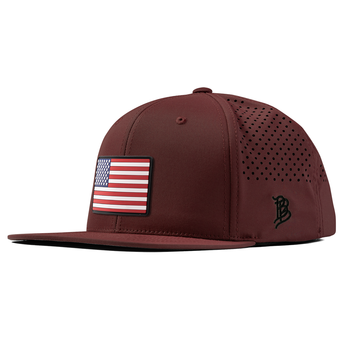 Old Glory PVC Flat Performance Maroon