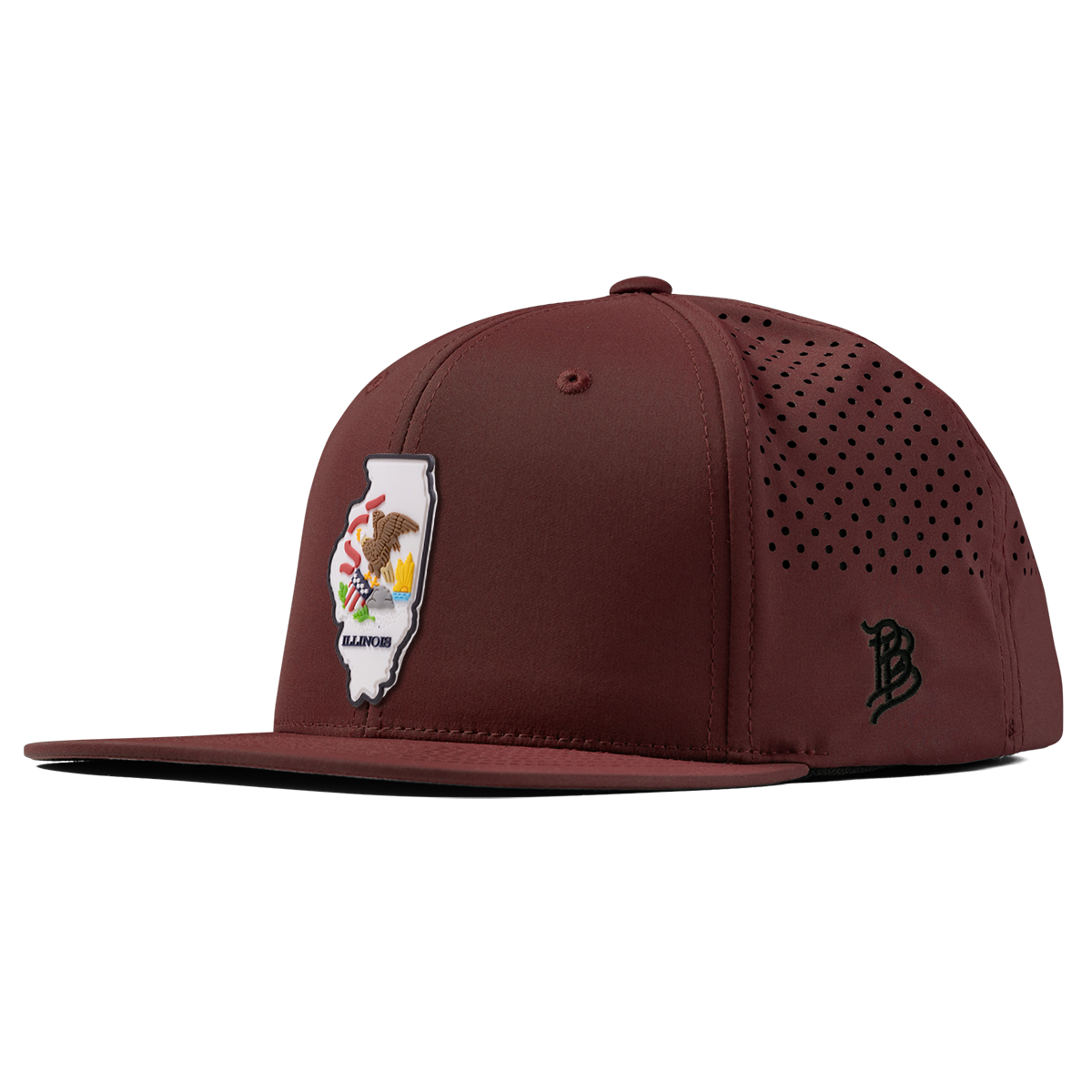 Illinois 21 PVC Flat Performance Maroon