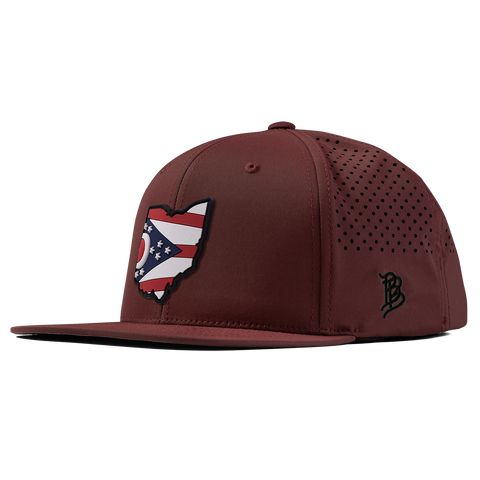 Ohio 17 PVC Flat Performance Maroon