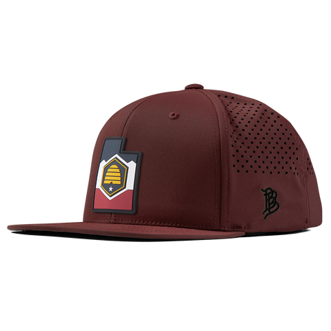 Utah 45 PVC Flat Performance Maroon