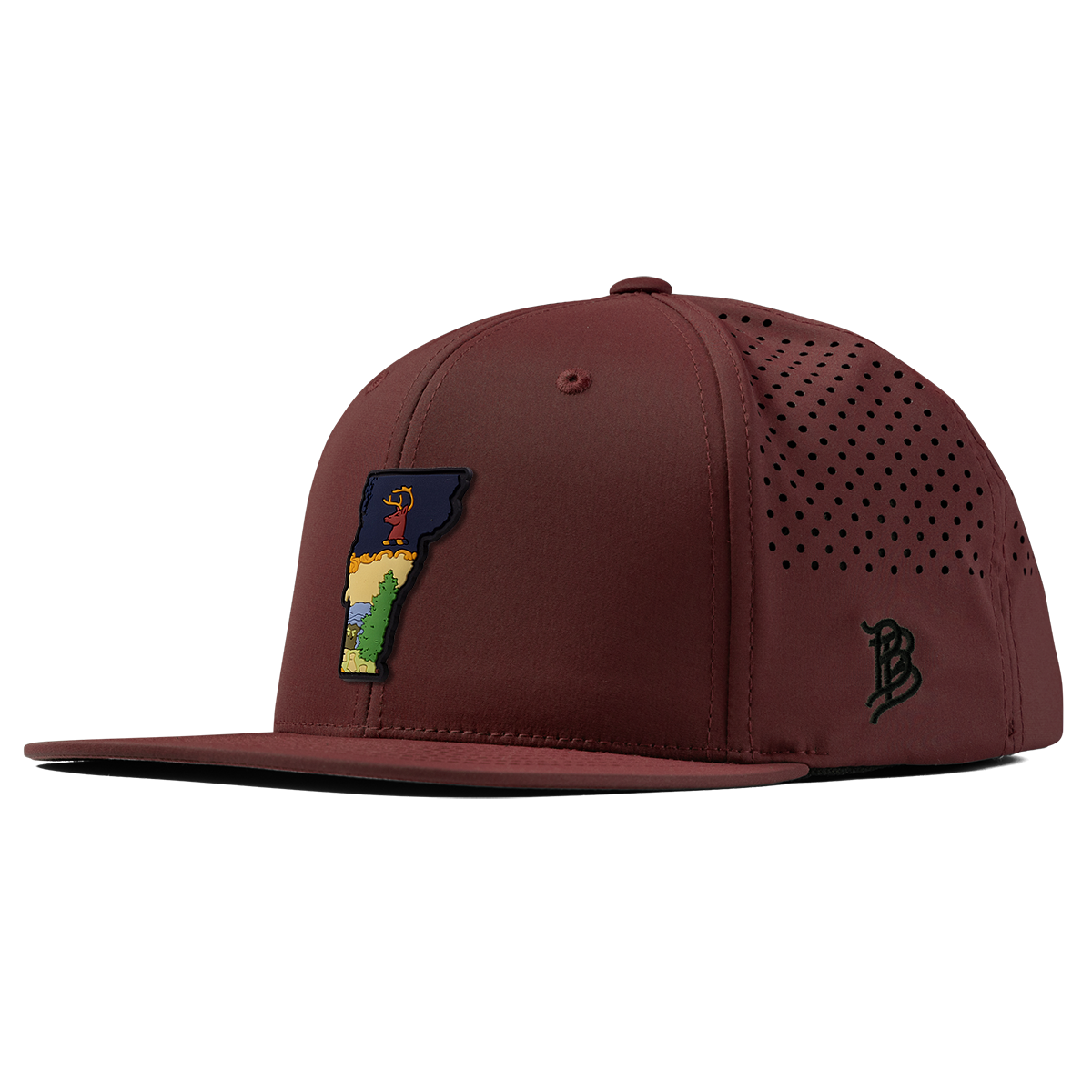 Vermont 14 PVC Flat Performance Maroon