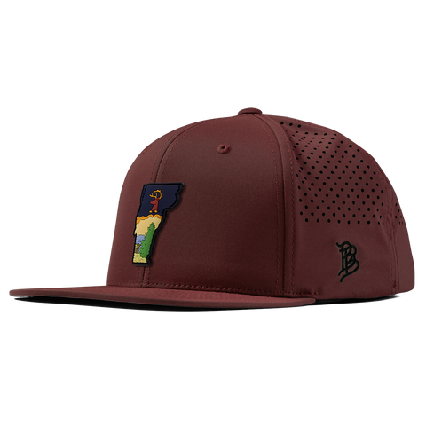 Vermont 14 PVC Flat Performance Maroon