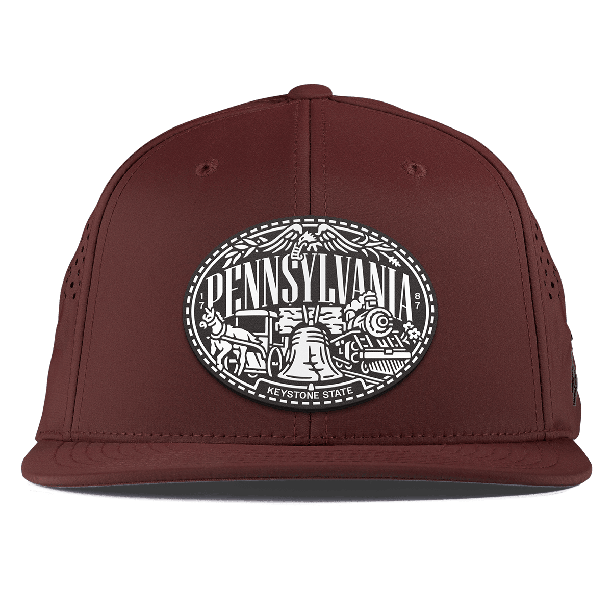 Pennsylvania Traveler Flat Performance Maroon