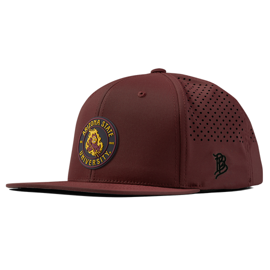 Arizona State University "Sparky's Legacy Dark" Flat Performance Maroon