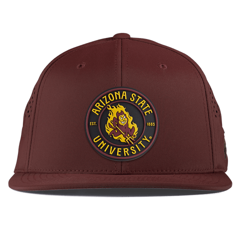 Arizona State University "Sparky's Legacy Dark" Flat Performance Maroon