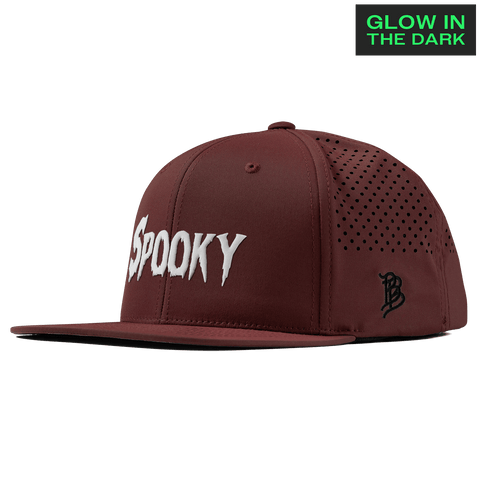 Spooky Glow Flat Performance Maroon