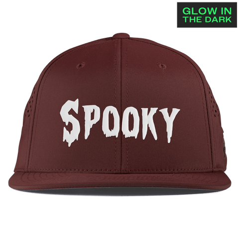 Spooky Glow Flat Performance Maroon
