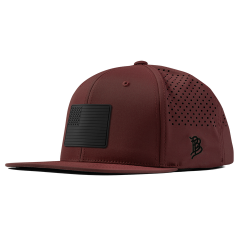 Onyx Old Glory Flat Performance Maroon