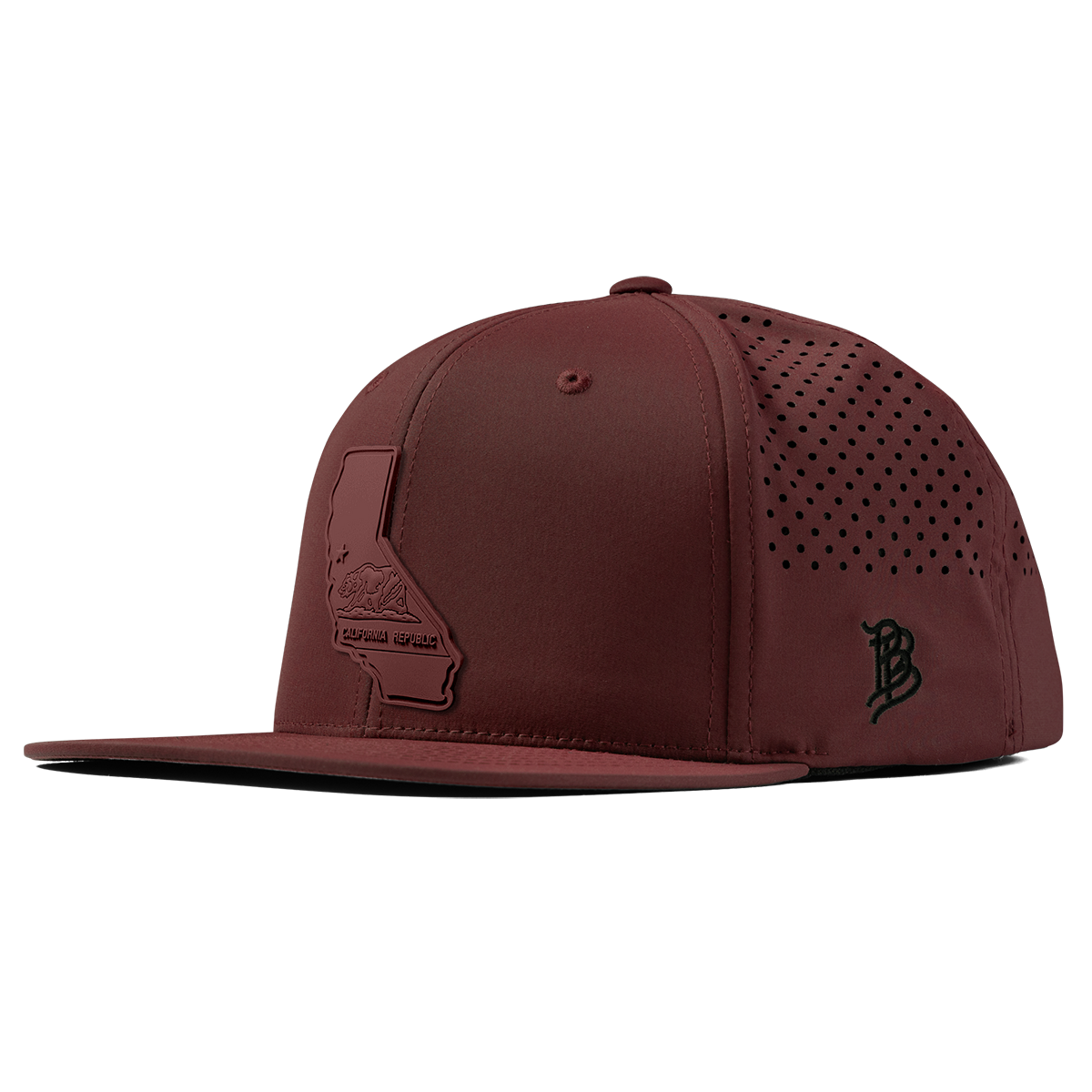 California Stealth Flat Performance Maroon