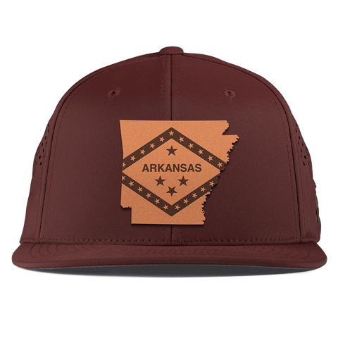 Arkansas 25 Flat Performance Maroon