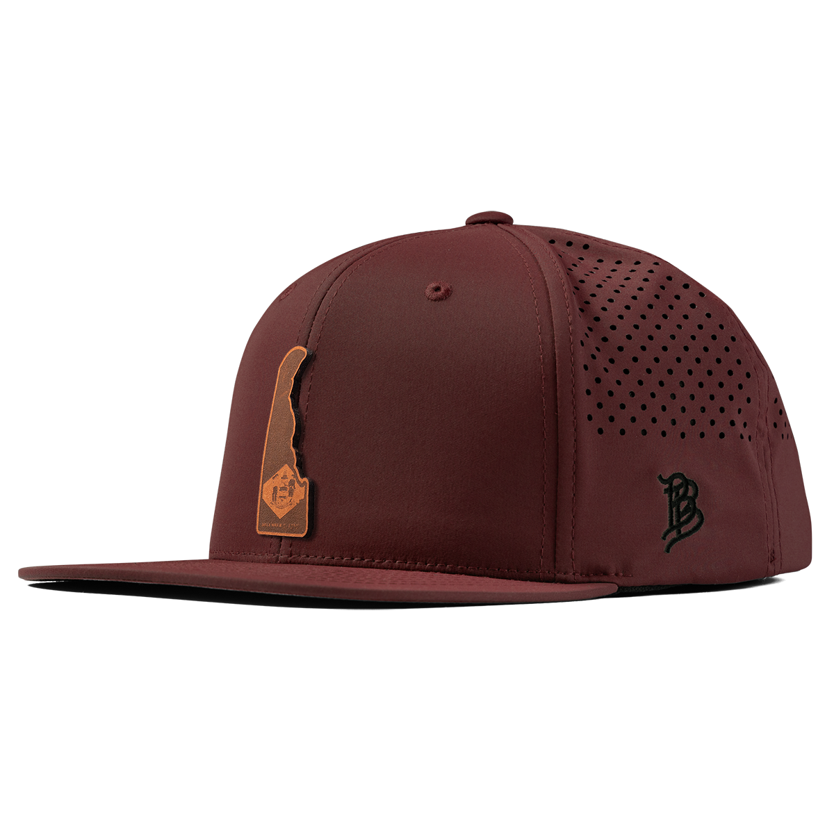 Delaware 1 Flat Performance Maroon