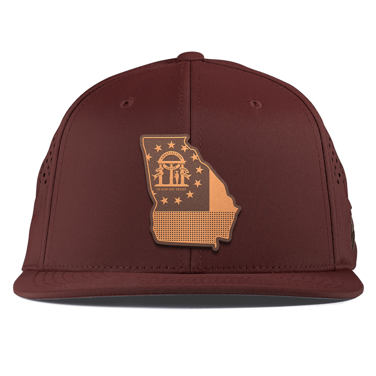 Georgia 4 Flat Performance Maroon