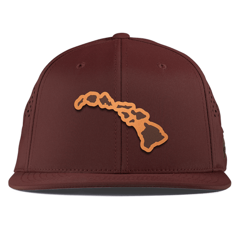 Hawaii 50 Flat Performance Maroon