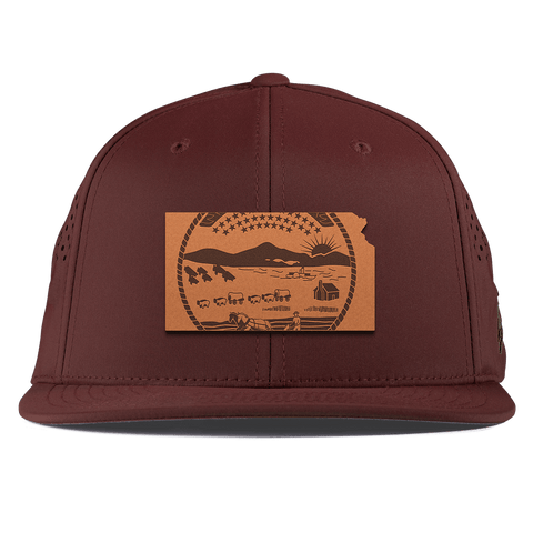 Kansas 34 Flat Performance Maroon