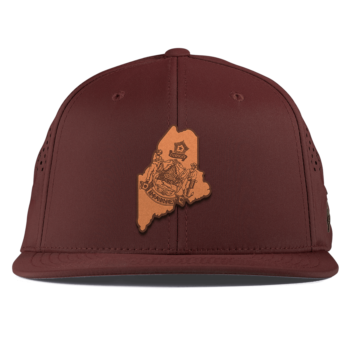 Maine 23 Flat Performance Maroon