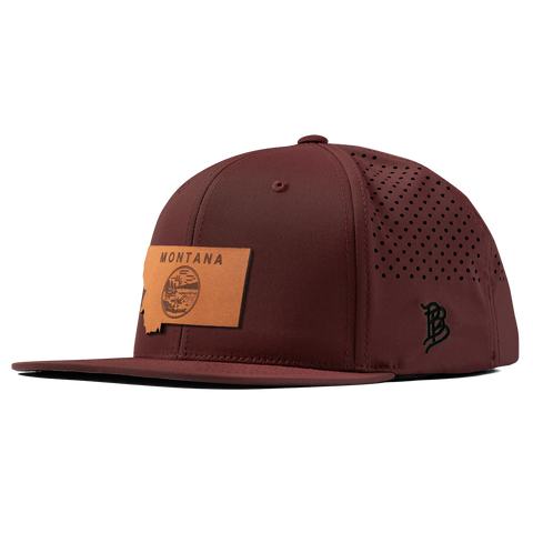 Montana 41 Flat Performance Maroon