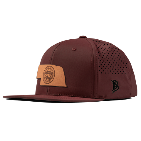 Nebraska 37 Flat Performance Maroon