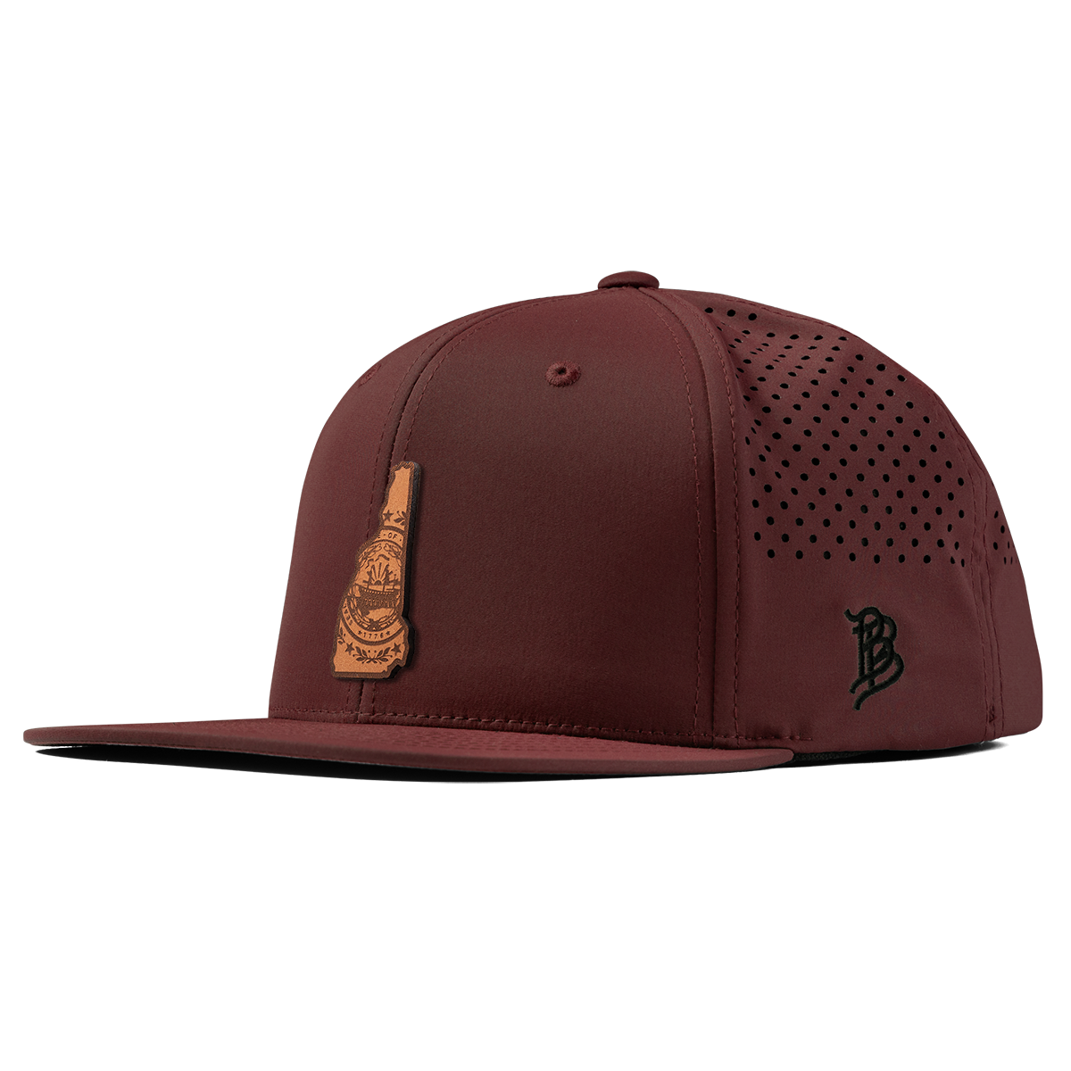 New Hampshire 9 Flat Performance Maroon