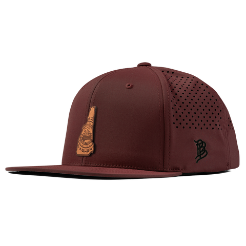 New Hampshire 9 Flat Performance Maroon