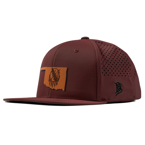 Oklahoma 46 Flat Performance Maroon