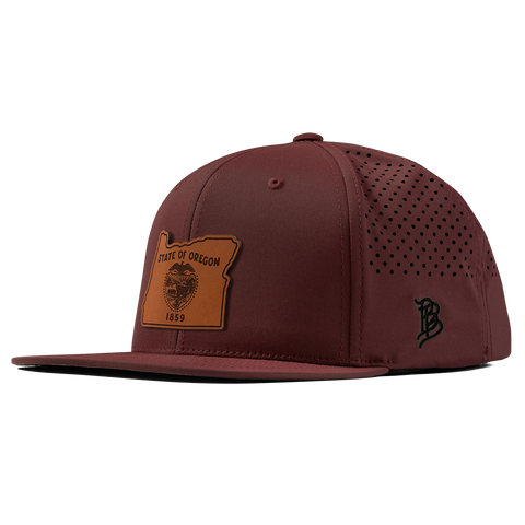 Oregon 33 Flat Performance Maroon