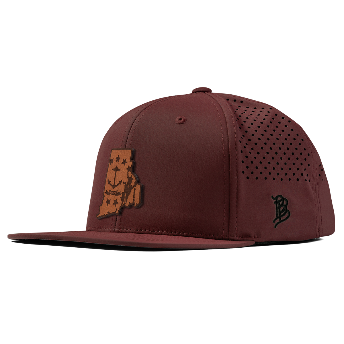 Rhode Island 13 Flat Performance Maroon