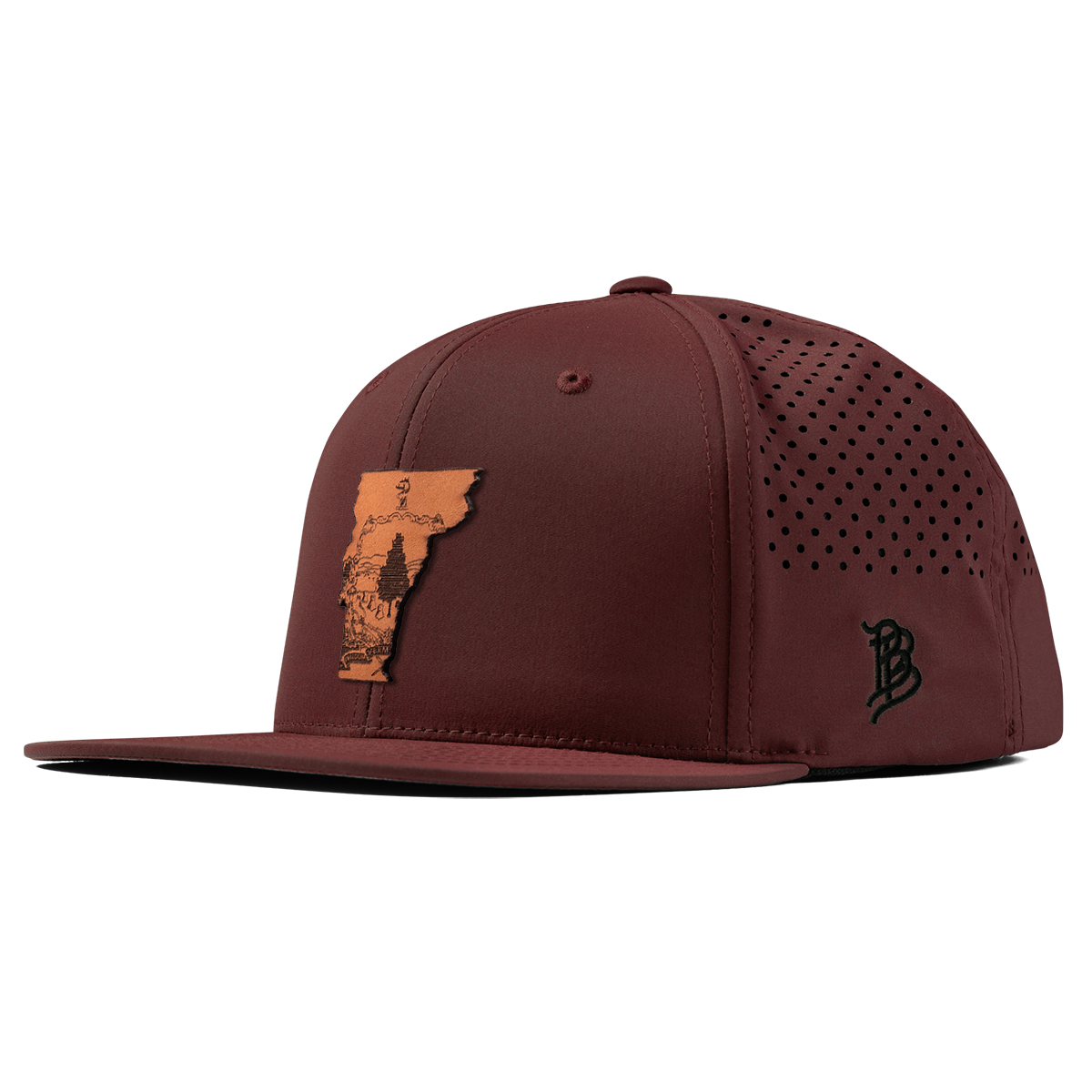 Vermont 14 Flat Performance Maroon