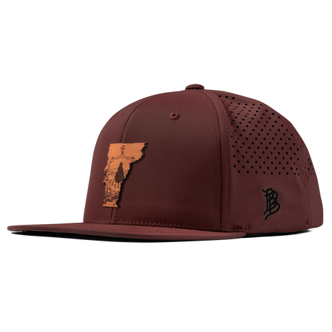 Vermont 14 Flat Performance Maroon