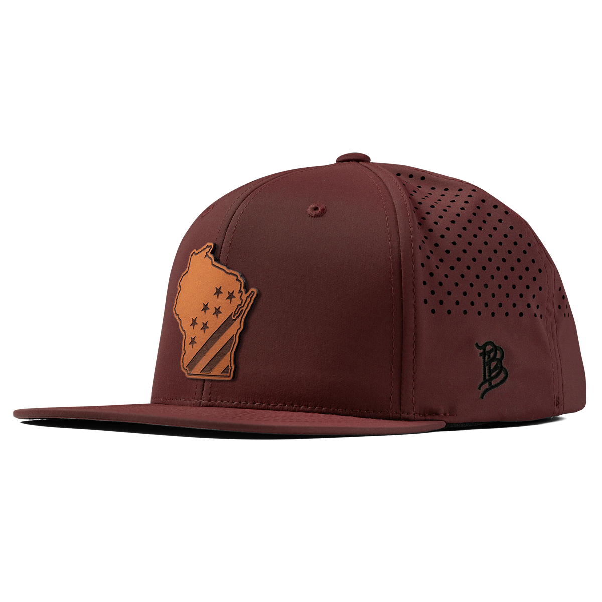 Wisconsin 30 Flat Performance Maroon