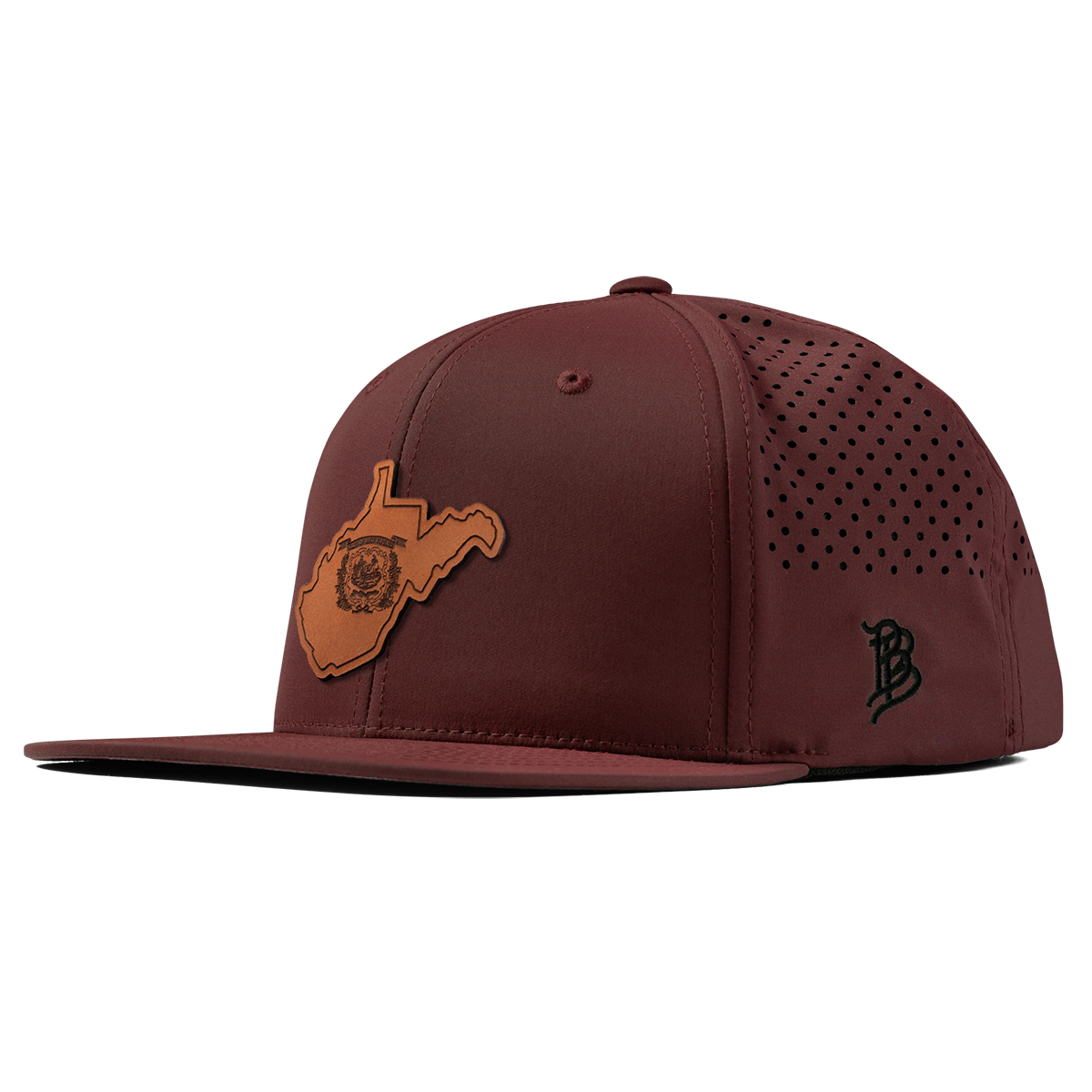 West Virginia 35 Flat Performance Maroon