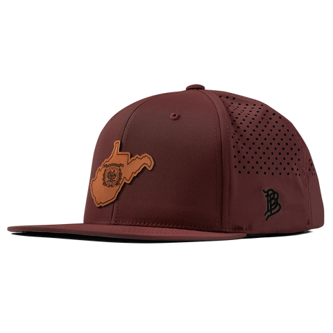 West Virginia 35 Flat Performance Maroon