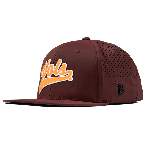University of Tennessee "Tennessee Vols Script" Flat Performance Maroon
