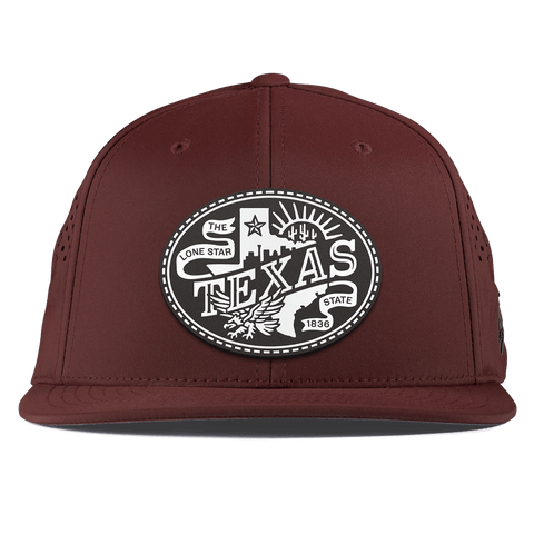 Texas Traveler Flat Performance Maroon