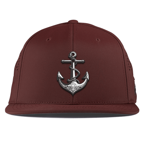 The Deeps Anchor Flat Performance Maroon