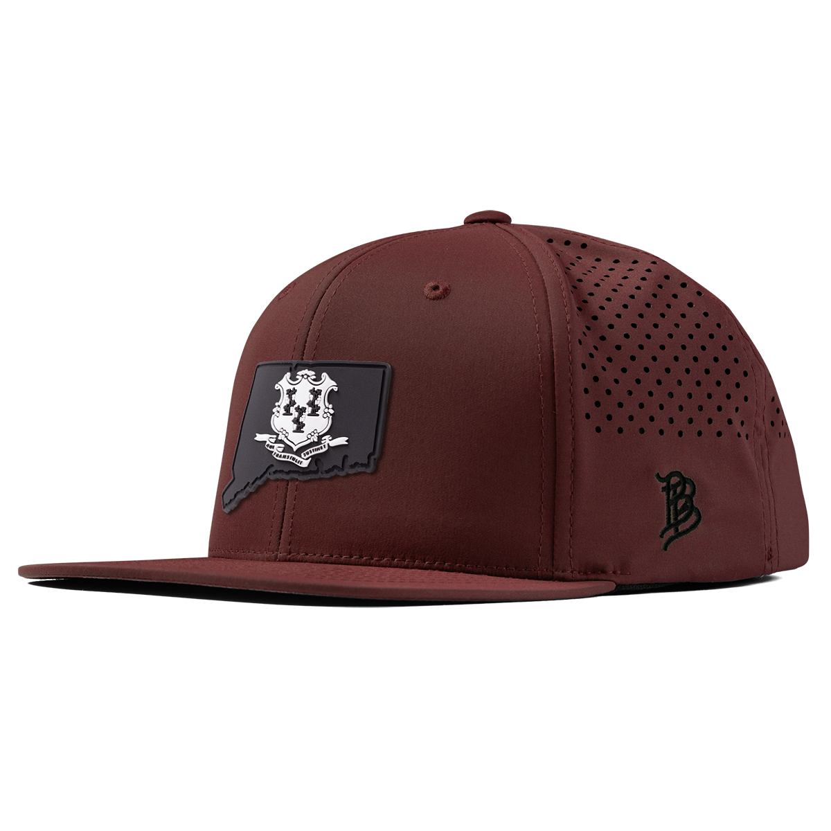 Connecticut Vintage Flat Performance Maroon