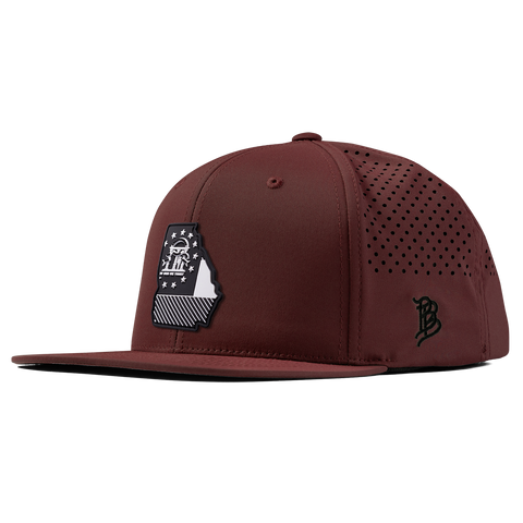Georgia Vintage Flat Performance Maroon