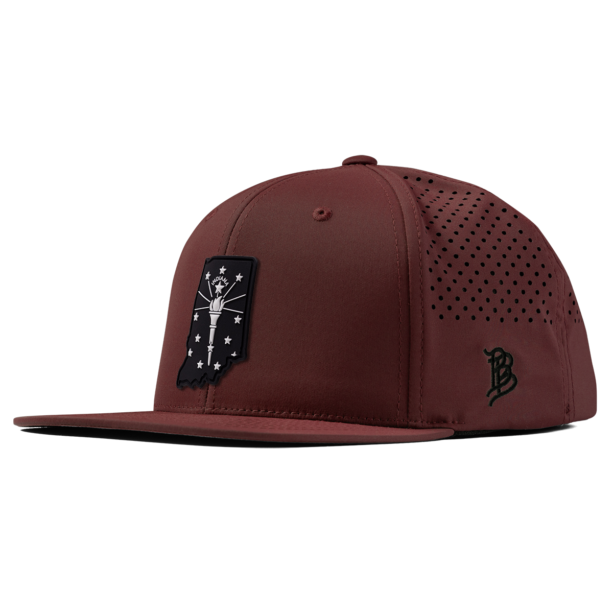 Indiana Vintage Flat Performance Maroon