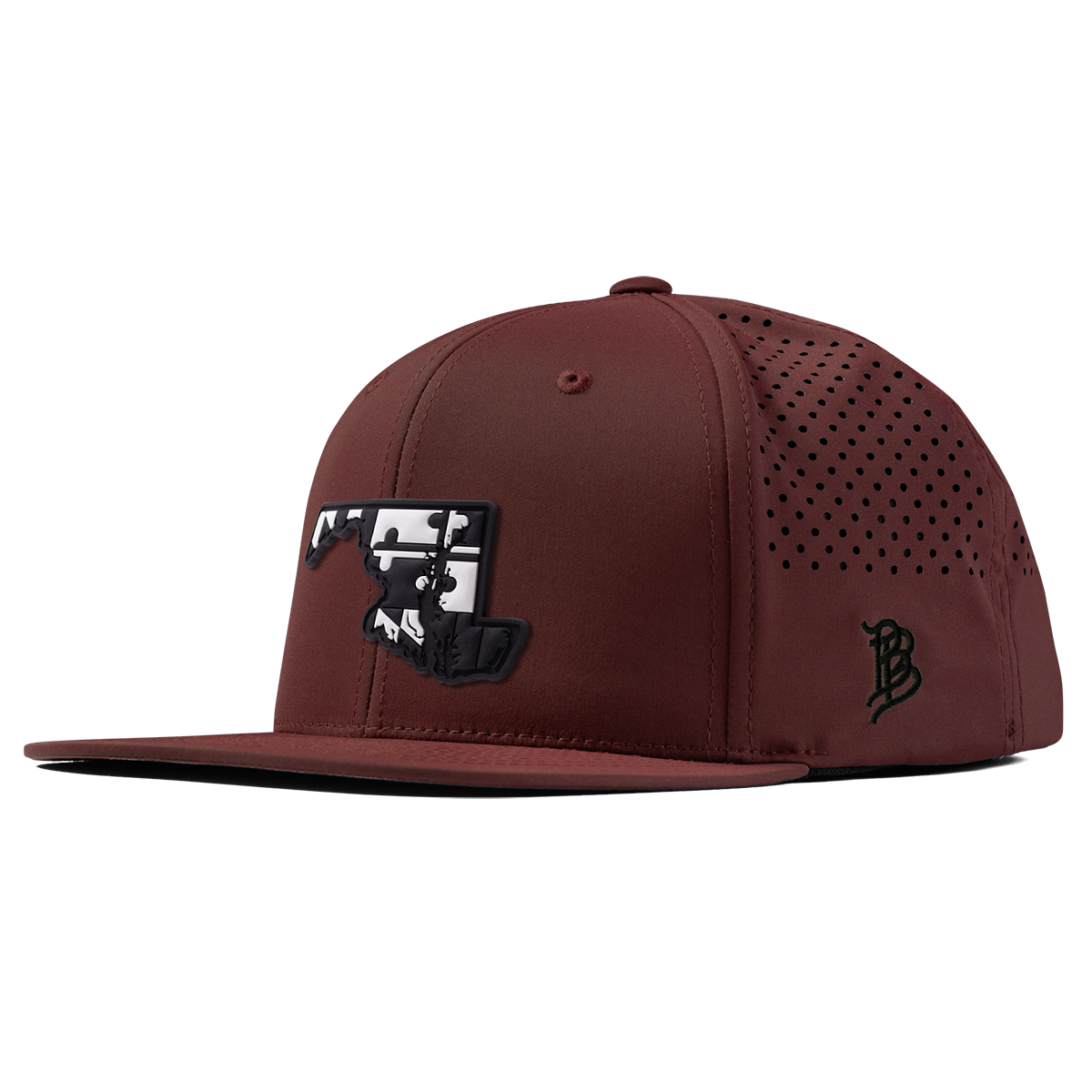 Maryland Vintage Flat Performance Maroon
