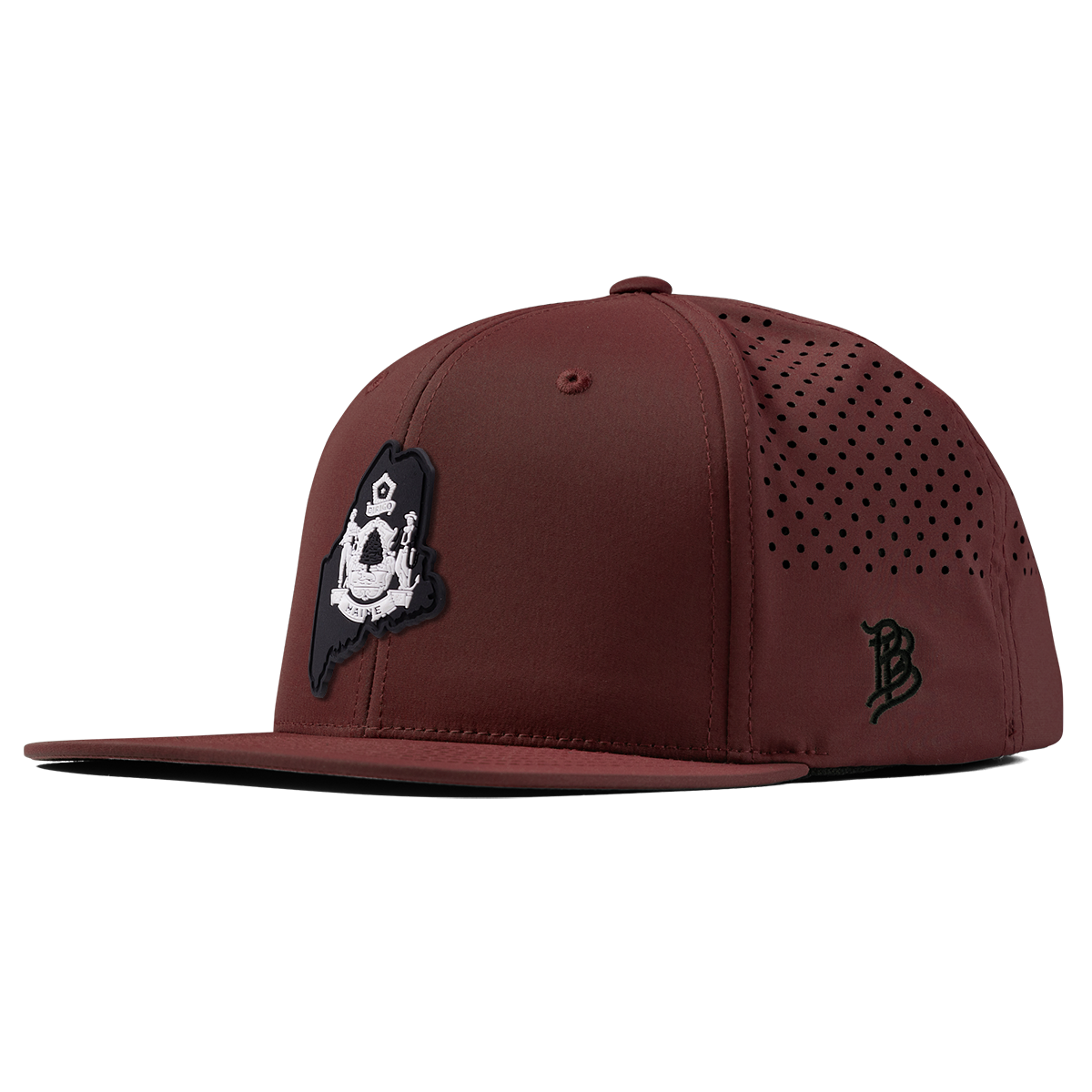 Maine Vintage Flat Performance Maroon