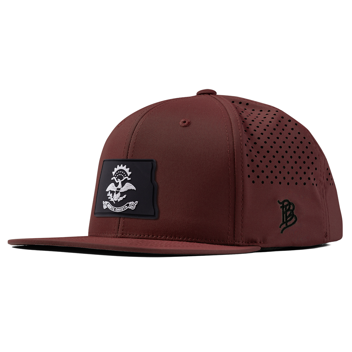 North Dakota Vintage Flat Performance Maroon