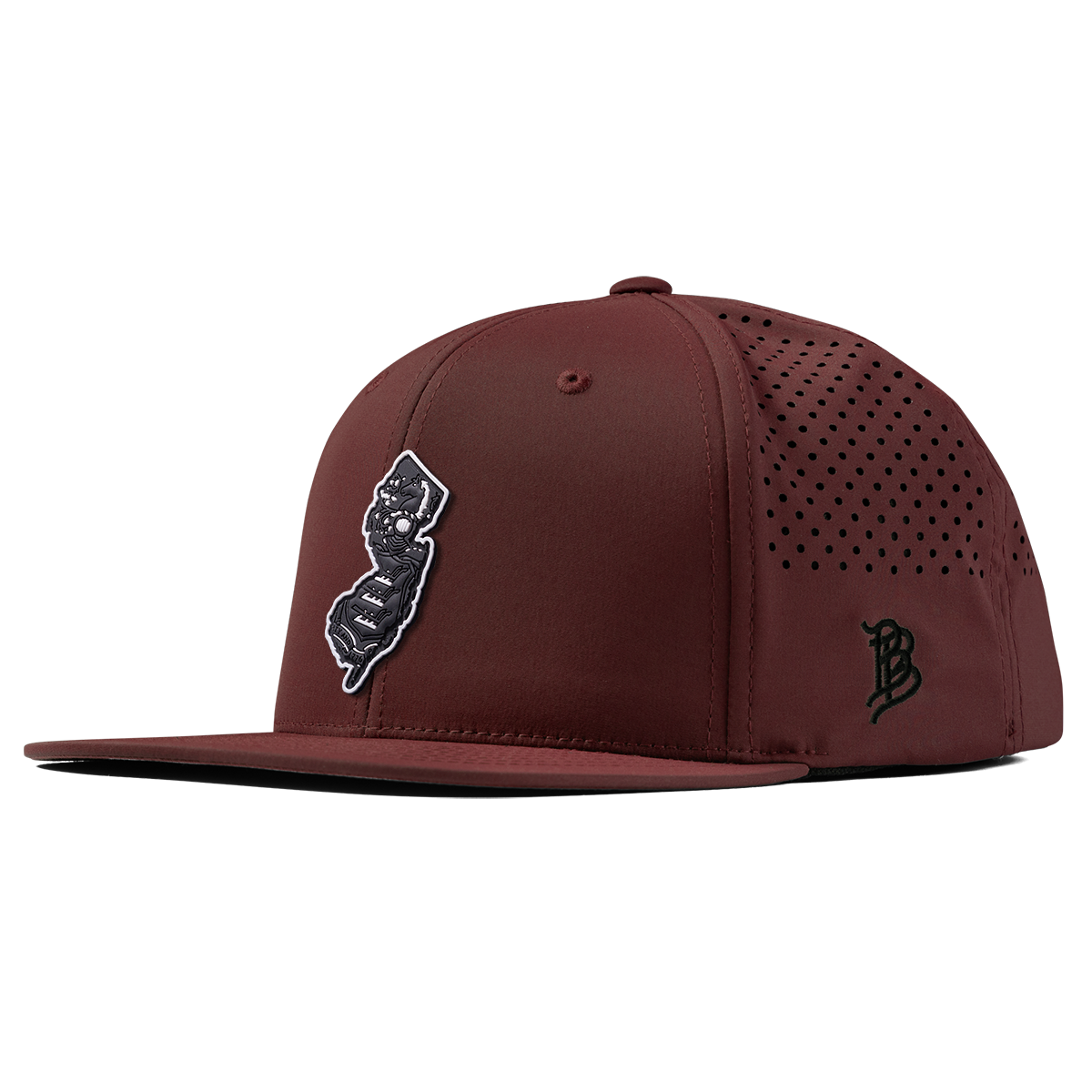 New Jersey Vintage Flat Performance Maroon