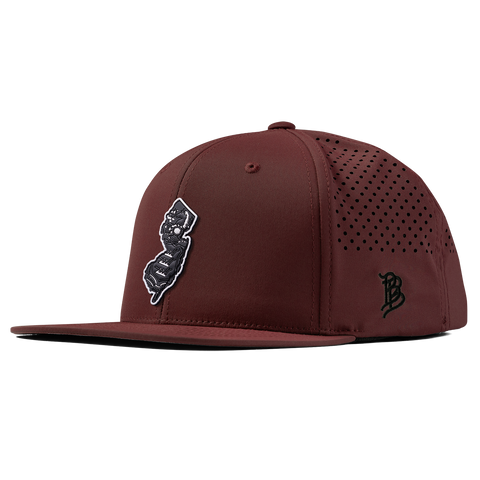 New Jersey Vintage Flat Performance Maroon