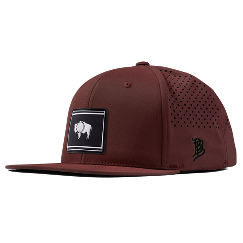 Wyoming Vintage Flat Performance Maroon