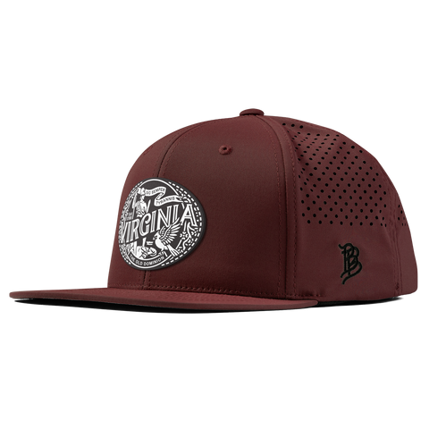 Virginia Traveler Flat Performance Maroon