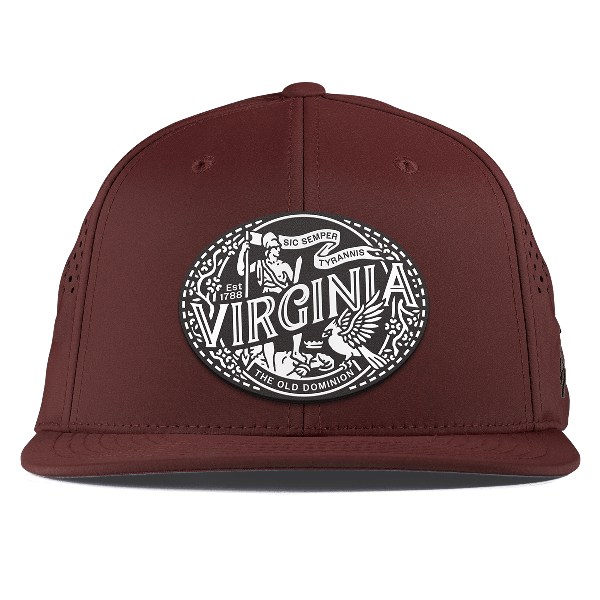 Virginia Traveler Flat Performance Maroon
