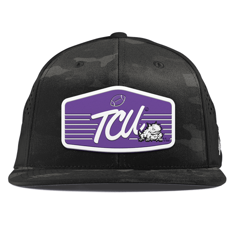 Texas Christian University "Horned Frogs Football" Flat Performance Multicam
