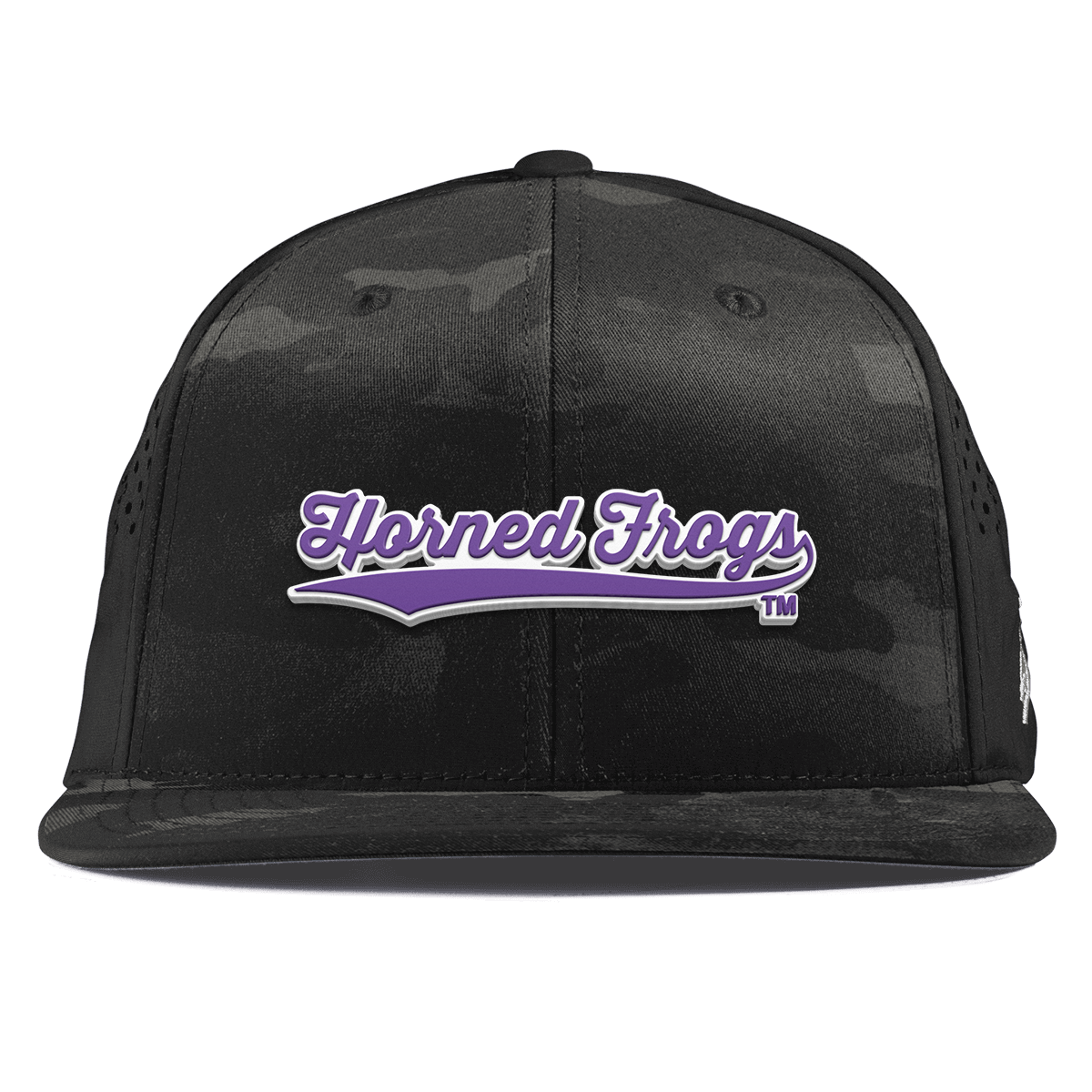 Texas Christian University "TCU Horned Frogs Scripts" Flat Performance Multicam